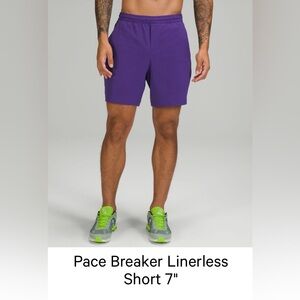 Lululemon Pace Breaker Linerless Short 7"